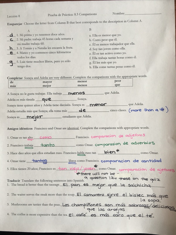 Vhl Spanish 101 Answers